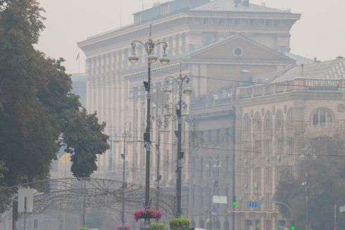 Киев возглавил рейтинг городов с самым загрязненным воздухом