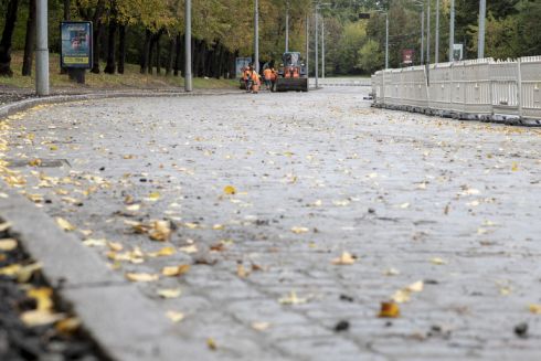 Фото. В Киеве отремонтировали и готовят к открытию Подольский спуск