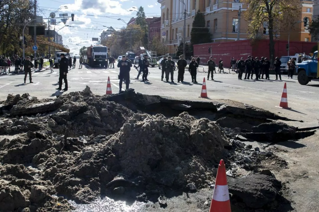 В Киеве обстрелами было повреждено более 70 объектов инфраструктуры, в том числе 45 жилых домов