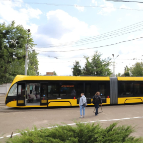 На левом берегу Киева будут курсировать новые низкопольные трамваи