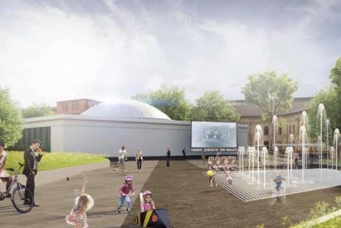 Аллея сакур и «сухой» фонтан. Смотрите, какой хотят сделать Арсенальную площадь