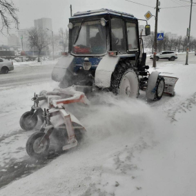 Снегопад в Киеве: за уборкой снега в городе можно следить онлайн