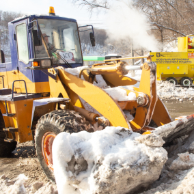У Києві тестують машину, яка плавить сніг