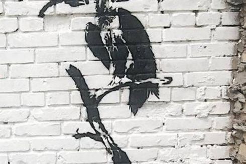 Графіті Бенксі в Києві виявилися фейковими