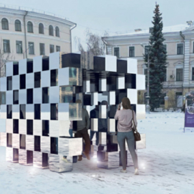 На Контрактовій площі встановлять артоб’єкт у вигляді кубу з лабіринтом: що це за акція