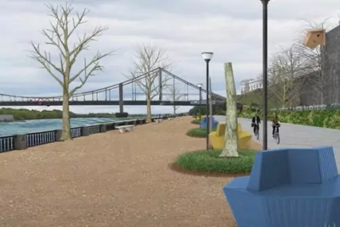 Німецький дизайнер показав, як виглядала б набережна Києва без автівок: відео