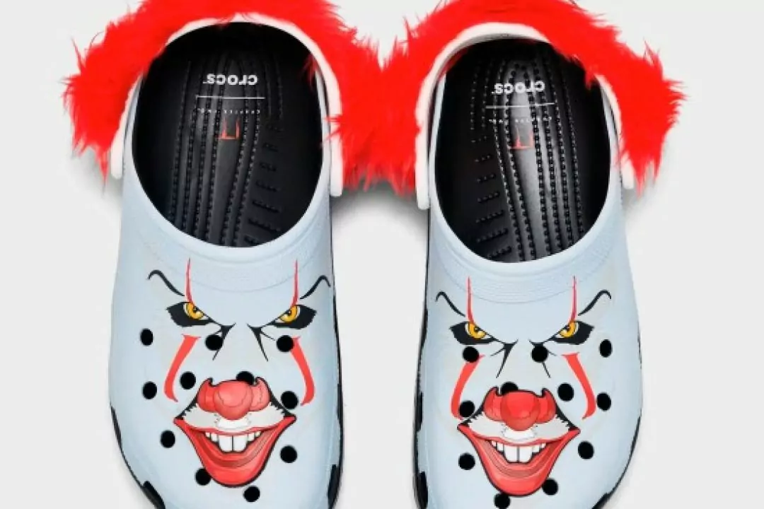 Crocs випустить нову модель сабо, присвячену клоуну Пеннівайзу