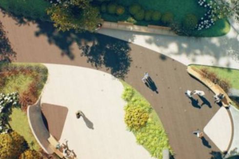 На углу Гончара и Хмельницкого обновили сквер: что уже сделали