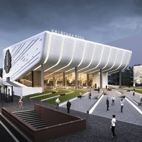Как будет выглядеть обновленный кинотеатр «Киевская Русь» изнутри: видео