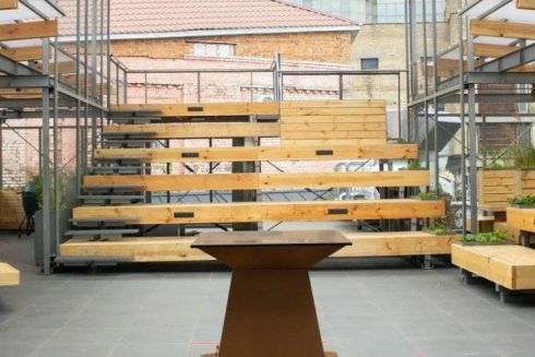 Kooperativ открыл террасу с баром и пространством для мероприятий