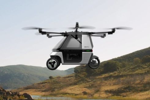 У Китаї створили електромотоцикл, що літає: першу модель вже продали на аукціоні