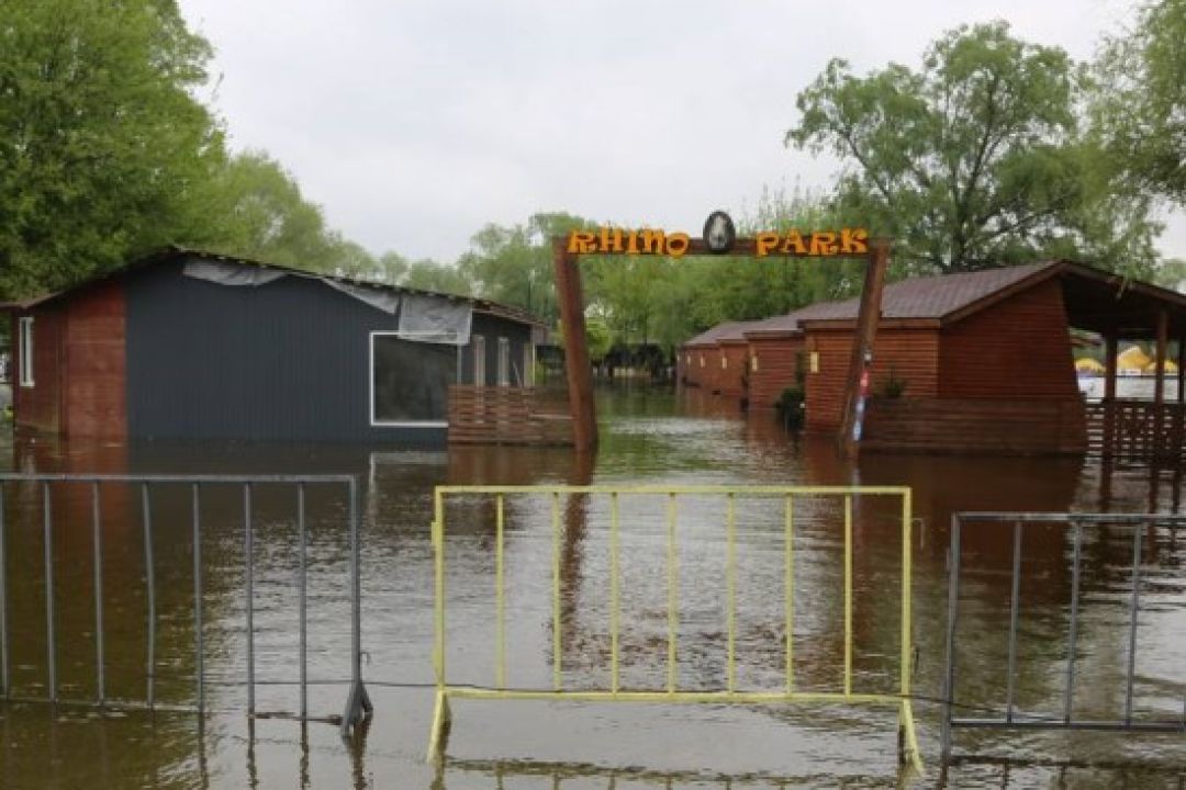 У Києві затопило парк “Муромець” , Гідропарк і Оболонську набережну: фото