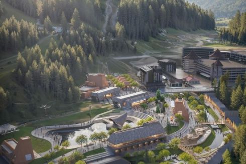 У Буковелі повністю реконструюють центр курорту: візуалізації
