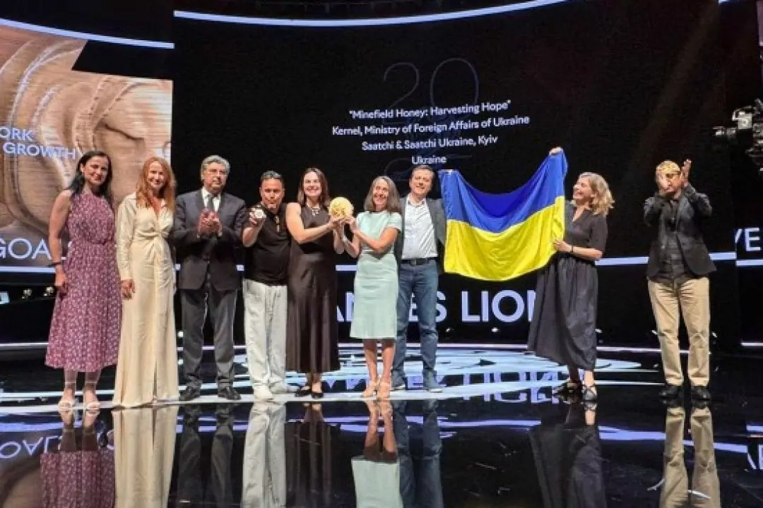Проєкт &ldquo;Мед мінних полів&rdquo; здобув перше в історії України золото на "Каннських левах"
