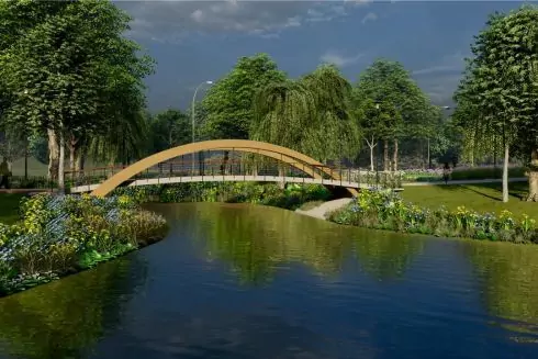 У Києві зведуть парковий міст за зразком литовського &mdash; проєкт фінансує Вільнюс