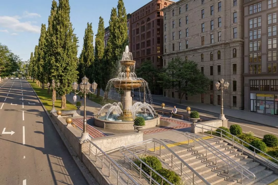 Фонтан замість Леніна: площу біля Бессарабки в Києві зроблять безбар&rsquo;єрною