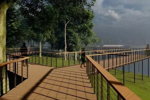 У київському парку на Оболоні облаштують безбар&rsquo;єрний простір для відпочинку &mdash; яким він буде