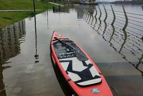 Киев в воде: Смотрите, как подтопило набережную на Почтовой, Никольскую Слободку и Оболонь