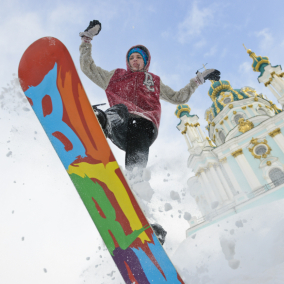 10 лет назад: Как Киев накрыло рекордным снегопадом