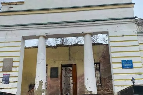 Музей Сковороды на Харьковщине, разрушенный российской ракетой, собирает деньги на восстановление