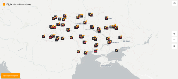 На карте ЛУН Город теперь видно, где работают терминалы для расчета картой