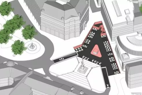 Во Львове планируют построить подземный паркинг под памятником Мицкевичу