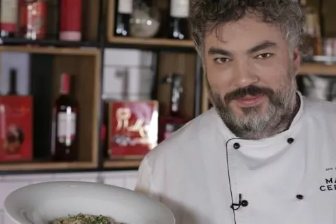 Неожиданный рецепт овсянки с вином и грибами