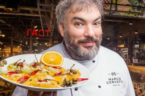 Праздничный салат из апельсинов за 5 минут