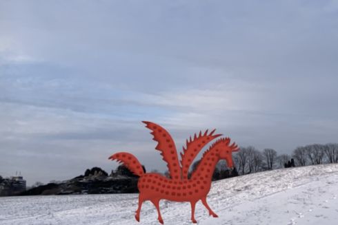 В ботаническом саду Киева «ожили» фантастические звери с картин Марии Примаченко: визуализации