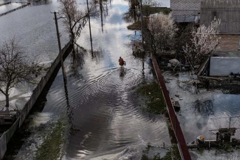 Жители села, которое затопили для остановки наступления на Киев, получат денежную компенсацию