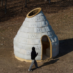 У Сеулі «виростили» павільйон із грибного міцелію за допомогою 3D-друку