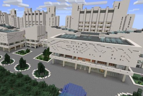 Київський студент відтворює корпуси університету Шевченка в Minecraft