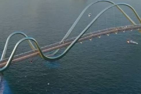 Как будет выглядеть пешеходный мост на Оболони: видео