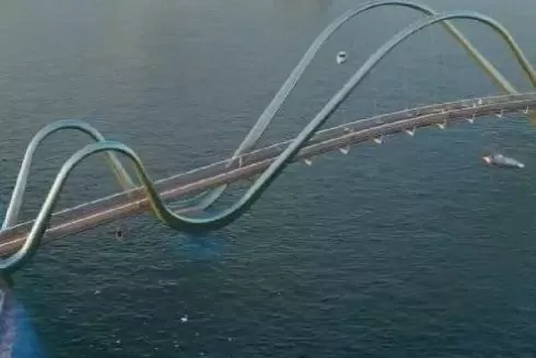 Как будет выглядеть пешеходный мост на Оболони: видео