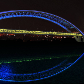 Идея: как может выглядеть подсветка Подольско-Воскресенского моста