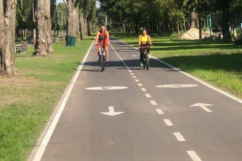 В парку «Муромець» облаштували нову велодоріжку: фото