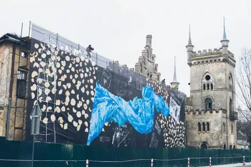 Общественное пространство возле львовской Фабрики повидла замостят аутентичной брусчаткой