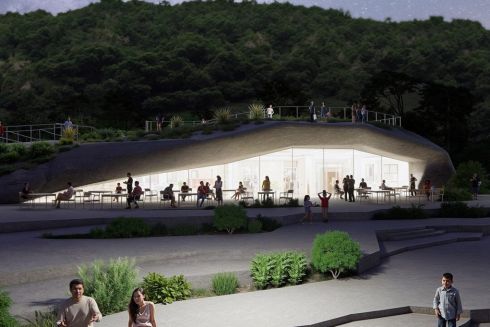 На Тайвані зведуть туристичний центр у вигляді скель