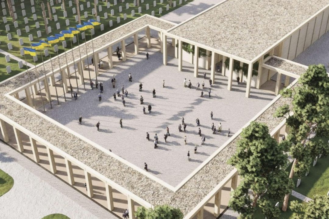 Появился эскизный проект Национального военного мемориального кладбища: визуализации