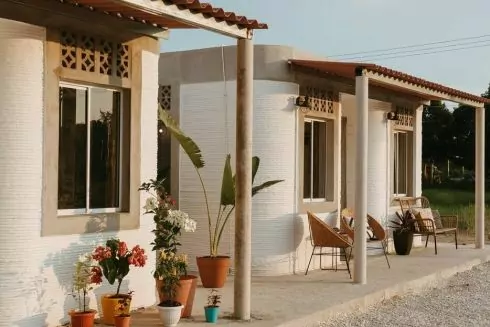 У Мексиці надрукували на 3D-принтері будинки для малозабезпечених сімей: відео