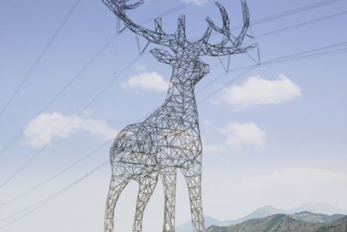 В Австрії розробили лінії електропередач у формі тварин