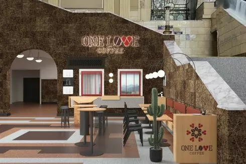 На залізничному вокзалі у Києві відкрилася кав&rsquo;ярня ONE LOVE