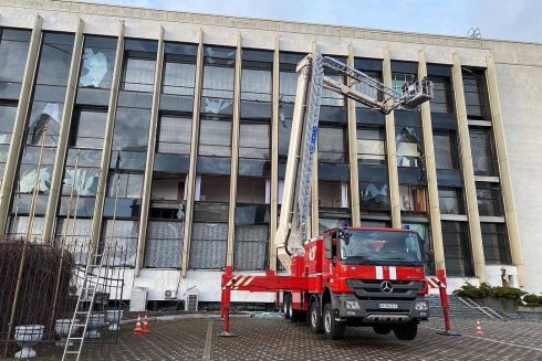 Палац “Україна” збирає гроші на відновлення після ракетного удару