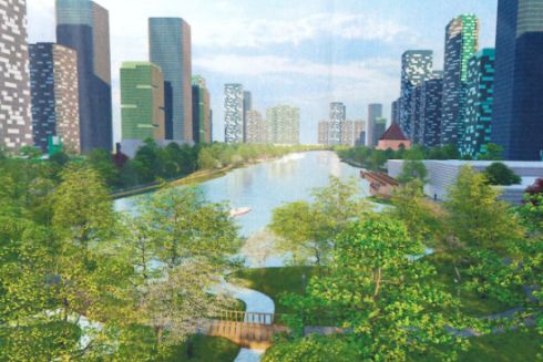 В Дарницком районе стартовало строительство парка &laquo;Серебряный Кол&raquo;