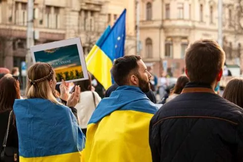 Появилась интерактивная карта с местами проведения акций в поддержку Украины по всему миру