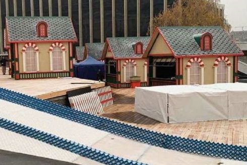 Біля Палацу «Україна» відкриють зимове містечко з ковзанкою і гіркою