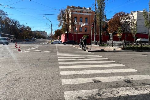 На бульваре Шевченко возобновили движение транспорта: фото