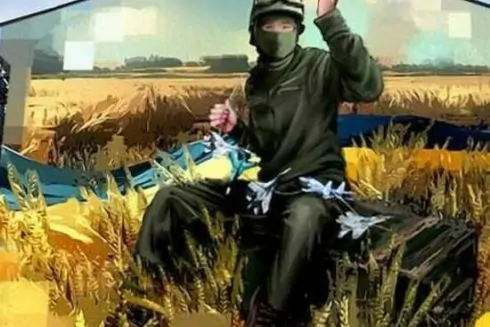 На Подоле создают еще один патриотический мурал