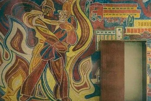 Роботу українізують: У ДСНС прокоментували знищення мозаїки з вогнеборцями на ВДНГ