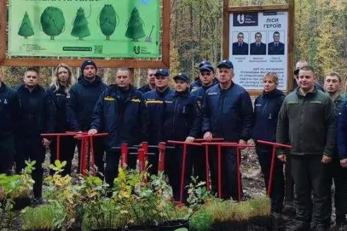 В Житомирской области высадили лес в память о погибших спасателях